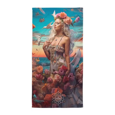 About my Brain Institute Towels Aphrodite Goddess Lightweight Beach Towel