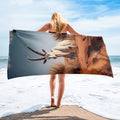 About my Brain Institute Towels Arabian Oryx Spirit Animal Lightweight Beach Towel