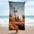 About my Brain Institute Towels Arabian Oryx Spirit Animal Lightweight Beach Towel