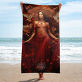 About my Brain Institute Towels Astarte Goddess Lightweight Beach Towel