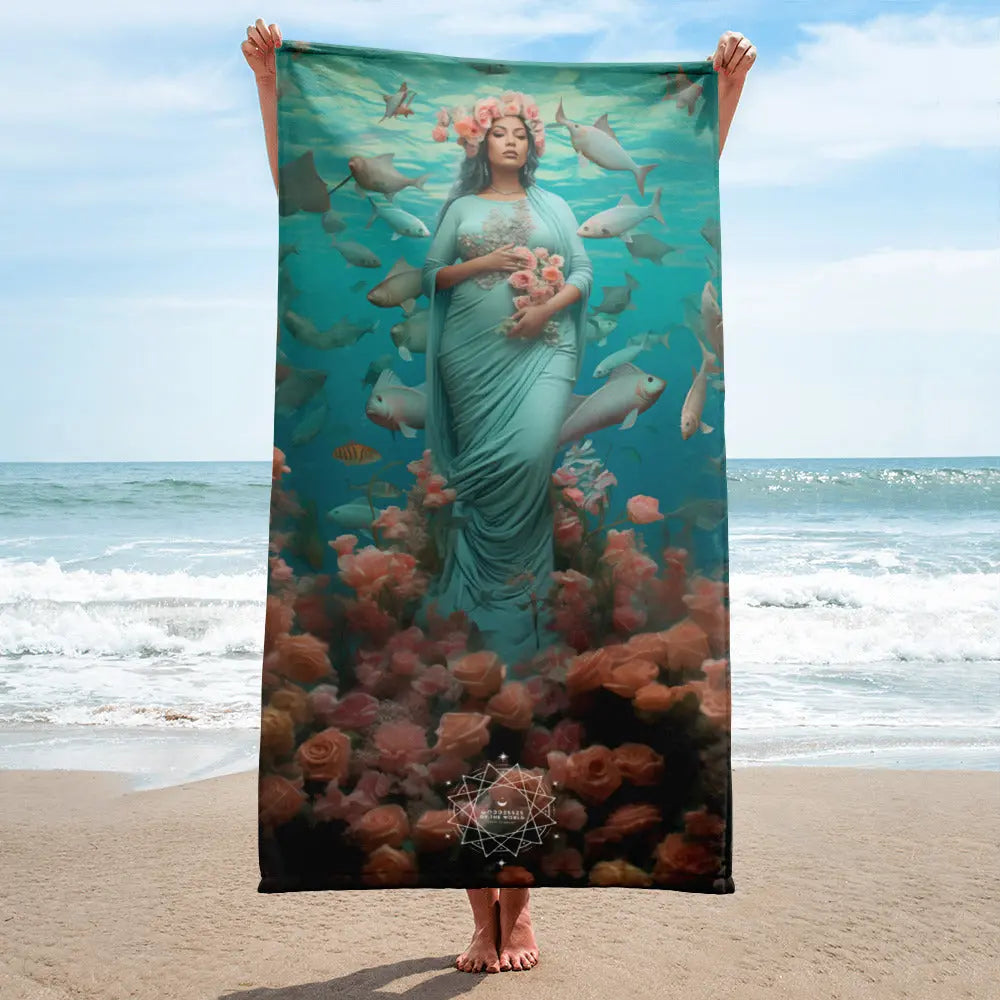 Atargatis Goddess Lightweight Beach Towel – About my Brain Institute