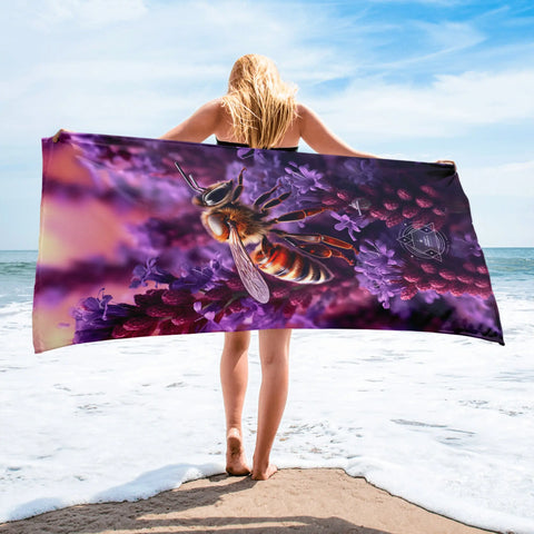 About my Brain Institute Towels Bee Spirit Animal Lightweight Beach Towel