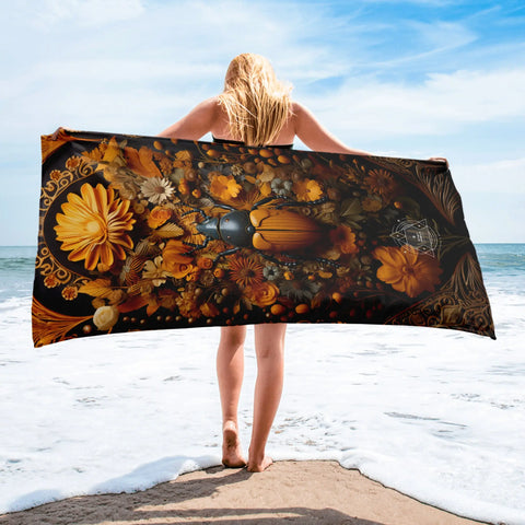 About my Brain Institute Towels Beetle Spirit Animal Lightweight Beach Towel