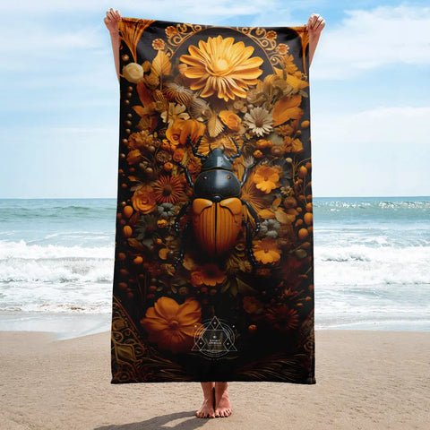 About my Brain Institute Towels Beetle Spirit Animal Lightweight Beach Towel