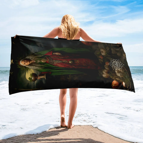 About my Brain Institute Towels Cerridwen Goddess Lightweight Beach Towel