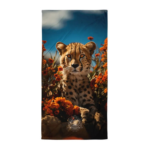 About my Brain Institute Towels Cheetah Spirit Animal Lightweight Beach Towel