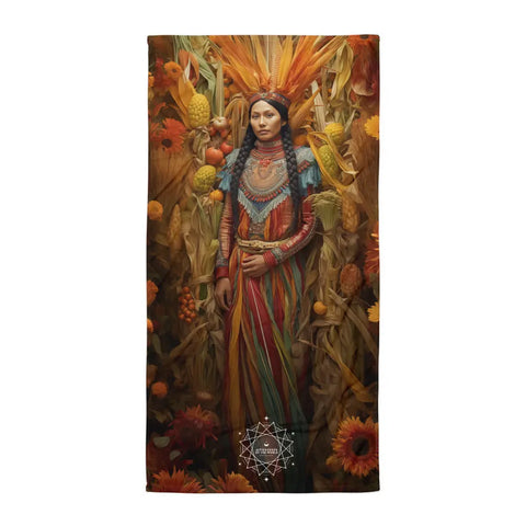 About my Brain Institute Towels Corn Mother Goddess Lightweight Beach Towel