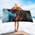 About my Brain Institute Towels Crab Spirit Animal Lightweight Beach Towel