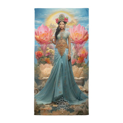 About my Brain Institute Towels Dewi Danu Goddess Lightweight Beach Towel