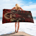 About my Brain Institute Towels Durga Goddess Lightweight Beach Towel
