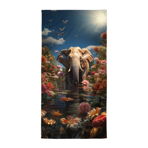 About my Brain Institute Towels Elephant Spirit Animal Lightweight Beach Towel