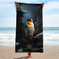About my Brain Institute Towels Emperor Penguin Spirit Animal Lightweight Beach Towel