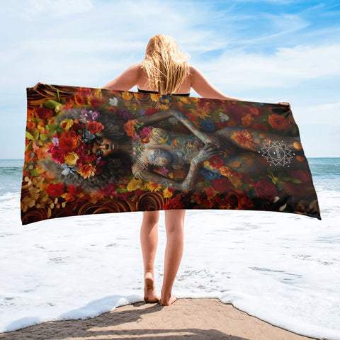 About my Brain Institute Towels Ezili Goddess Lightweight Beach Towel