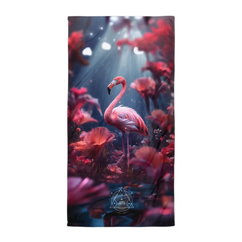 About my Brain Institute Towels Flamingo Spirit Animal Lightweight Beach Towel