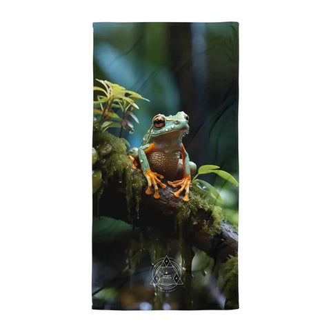 About my Brain Institute Towels Frog Spirit Animal Lightweight Beach Towel