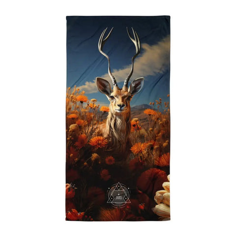 About my Brain Institute Towels Gazelle Spirit Animal Lightweight Beach Towel