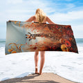 About my Brain Institute Towels Giraffe Spirit Animal Lightweight Beach Towel