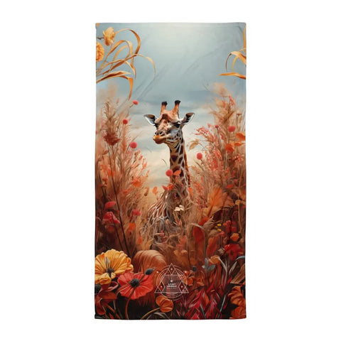 About my Brain Institute Towels Giraffe Spirit Animal Lightweight Beach Towel