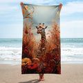About my Brain Institute Towels Giraffe Spirit Animal Lightweight Beach Towel