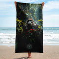 About my Brain Institute Towels Gorilla Spirit Animal Lightweight Beach Towel