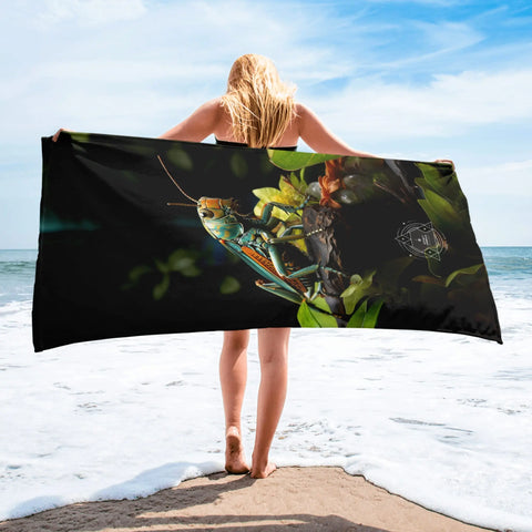 About my Brain Institute Towels Grasshopper Spirit Animal Lightweight Beach Towel