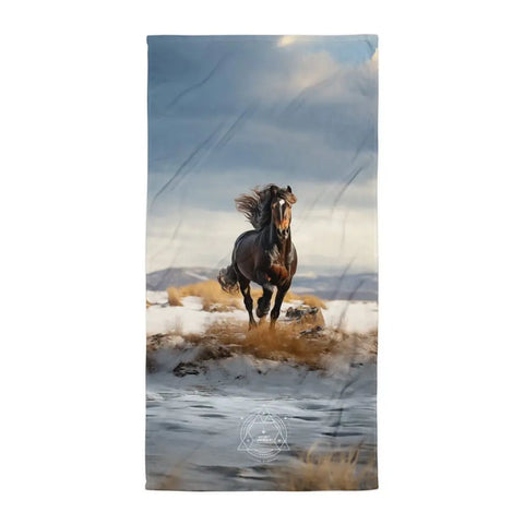 About my Brain Institute Towels Horse Spirit Animal Lightweight Beach Towel