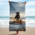 About my Brain Institute Towels Horse Spirit Animal Lightweight Beach Towel