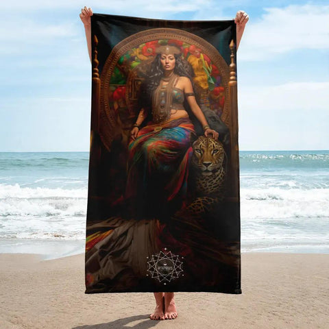 About my Brain Institute Towels Ixchel Goddess Lightweight Beach Towel