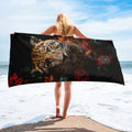 About my Brain Institute Towels Jaguar Spirit Animal Lightweight Beach Towel