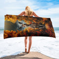 About my Brain Institute Towels Kangaroo Spirit Animal Lightweight Beach Towel