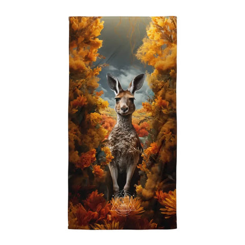 About my Brain Institute Towels Kangaroo Spirit Animal Lightweight Beach Towel