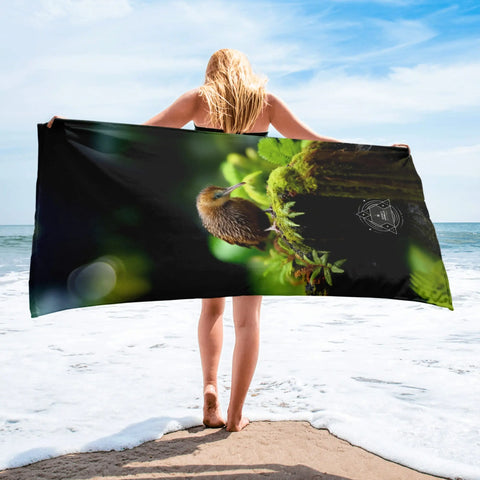 About my Brain Institute Towels Kiwi Bird Spirit Animal Lightweight Beach Towel