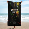 About my Brain Institute Towels Lemur Spirit Animal Lightweight Beach Towel