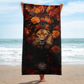 About my Brain Institute Towels Lion Spirit Animal Lightweight Beach Towel