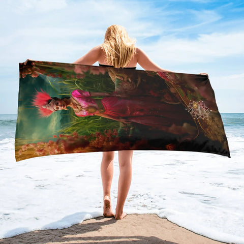 About my Brain Institute Towels Mae Phosop Goddess Lightweight Beach Towel