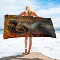About my Brain Institute Towels Mami Wata Goddess Lightweight Beach Towel