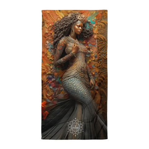 About my Brain Institute Towels Mami Wata Goddess Lightweight Beach Towel