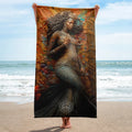 About my Brain Institute Towels Mami Wata Goddess Lightweight Beach Towel