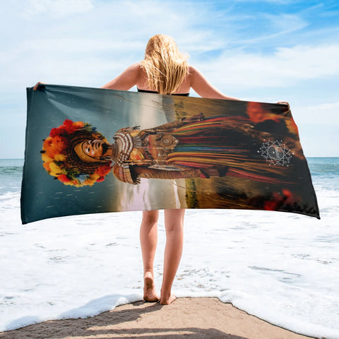 About my Brain Institute Towels Mbaba Mwana Waresa Goddess Lightweight Beach Towel