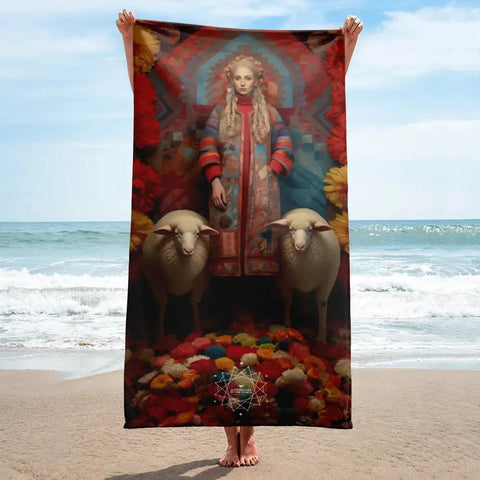 About my Brain Institute Towels Mokosh Goddess Lightweight Beach Towel