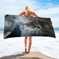 About my Brain Institute Towels Mountain Goat Spirit Animal Lightweight Beach Towel