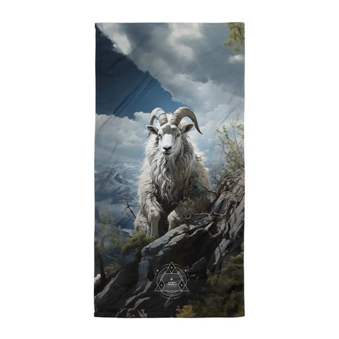 About my Brain Institute Towels Mountain Goat Spirit Animal Lightweight Beach Towel