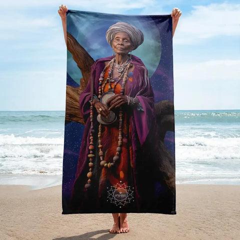 About my Brain Institute Towels Nana Buluku Goddess Lightweight Beach Towel