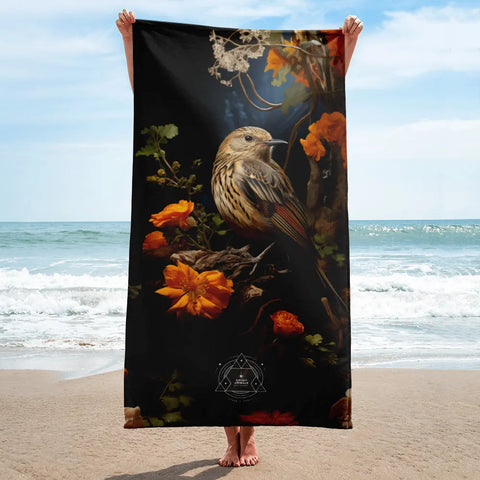 About my Brain Institute Towels Nightingale Spirit Animal Lightweight Beach Towel