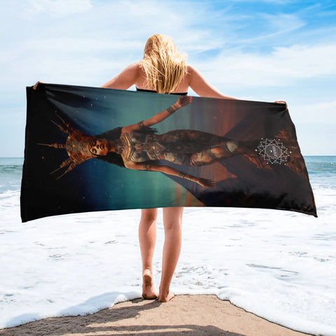About my Brain Institute Towels Nuit Goddess Lightweight Beach Towel