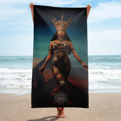 About my Brain Institute Towels Nuit Goddess Lightweight Beach Towel