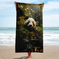 About my Brain Institute Towels Panda Spirit Animal Lightweight Beach Towel