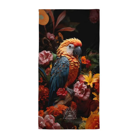 About my Brain Institute Towels Parrot Spirit Animal Lightweight Beach Towel