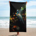 About my Brain Institute Towels Peacock Spirit Animal Lightweight Beach Towel