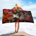About my Brain Institute Towels Rabbit Spirit Animal Lightweight Beach Towel